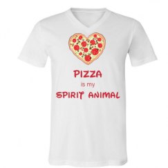 Unisex V-Neck Jersey Tee