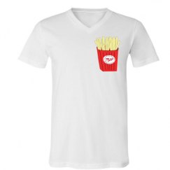 Unisex V-Neck Jersey Tee