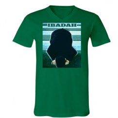 Unisex V-Neck Jersey Tee