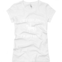Ladies Slim Fit Basic Promo Jersey Tee