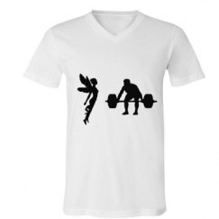 Unisex V-Neck Jersey Tee