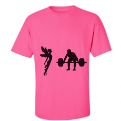 Unisex Ultra Cotton Safety Neon Crewneck Tee