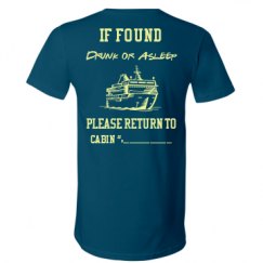 Unisex V-Neck Jersey Tee