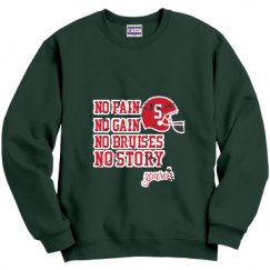 Unisex Film and Foil Crewneck Sweatshirt