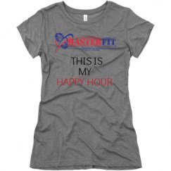 Ladies Slim Fit Super Soft Triblend Tee