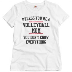 Volleyball mom knows