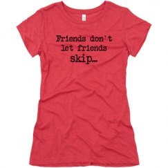 Ladies Slim Fit Super Soft Triblend Tee