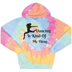 Unisex Tie-Dye Fleece Hoodie