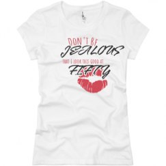 Ladies Slim Fit Basic Promo Jersey Tee