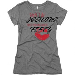 Ladies Slim Fit Super Soft Triblend Tee
