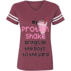 Ladies Relaxed Fit Vintage Sports Tee