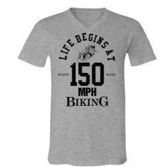 Unisex V-Neck Jersey Tee