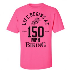 Unisex Ultra Cotton Safety Neon Crewneck Tee