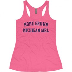 Ladies Slim Fit Super Soft Racerback Triblend Tank