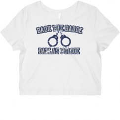 Ladies Slim Fit Crop Top Tee