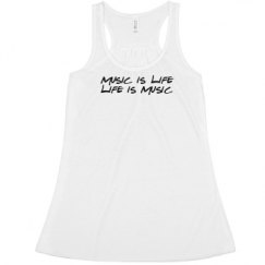 Ladies Flowy Racerback Tank