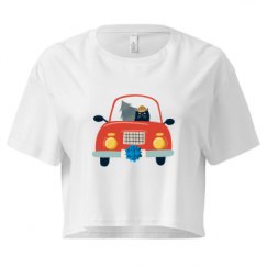 Ladies Festival Cali Crop Top Tee