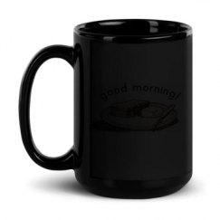 15oz Black Glossy Mug