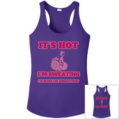 DONDIFITNESS LADIES RACERBACK TANK TOP