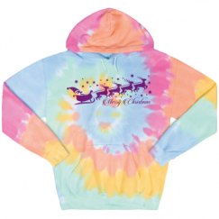 Unisex Tie-Dye Fleece Hoodie