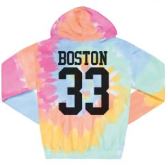 Unisex Tie-Dye Fleece Hoodie