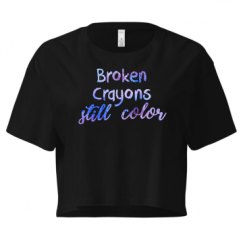 Ladies Festival Cali Crop Top Tee