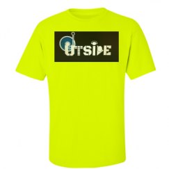 Unisex Ultra Cotton Safety Neon Crewneck Tee