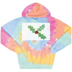Unisex Tie-Dye Fleece Hoodie