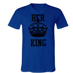 Unisex V-Neck Jersey Tee