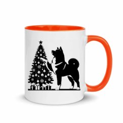 11oz Ceramic Mug with Color Inside