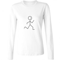 Ladies Relaxed Fit Basic Long Sleeve Tee