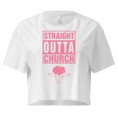 Ladies Festival Cali Crop Top Tee