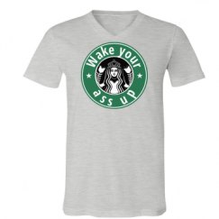 Unisex V-Neck Jersey Tee