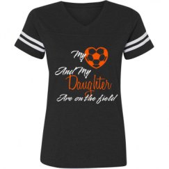 Ladies Relaxed Fit Vintage Sports Tee