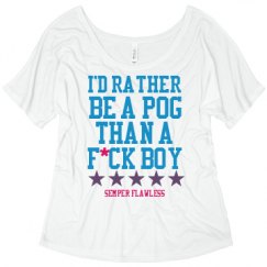 Ladies Flowy Slouchy Tee