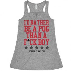 Ladies Flowy Racerback Tank