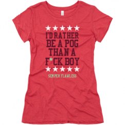 Ladies Slim Fit Super Soft Triblend Tee