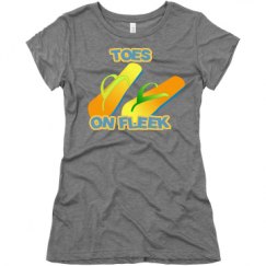 Ladies Slim Fit Super Soft Triblend Tee