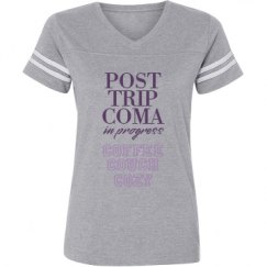 Ladies Relaxed Fit Vintage Sports Tee