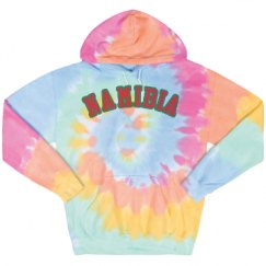 Unisex Tie-Dye Fleece Hoodie