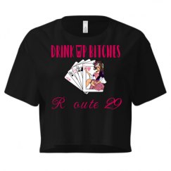 Ladies Festival Cali Crop Top Tee