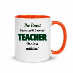 11oz Ceramic Mug with Color Inside