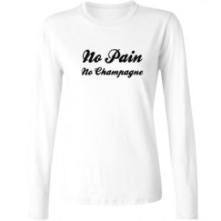 Ladies Relaxed Fit Basic Long Sleeve Tee
