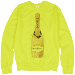 Unisex Neon Crewneck Sweatshirt