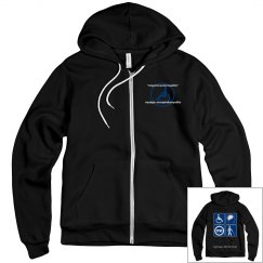 Atypical Poliomyelitis Black Unisex Hoody