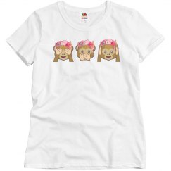 Flower Girl Emoji Tee