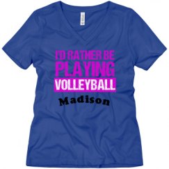 Ladies Relaxed Fit V-Neck Tee