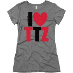 Ladies Slim Fit Super Soft Triblend Tee