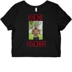 Ladies Slim Fit Crop Top Tee