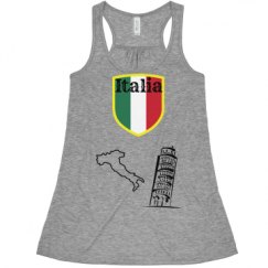 Ladies Flowy Racerback Tank